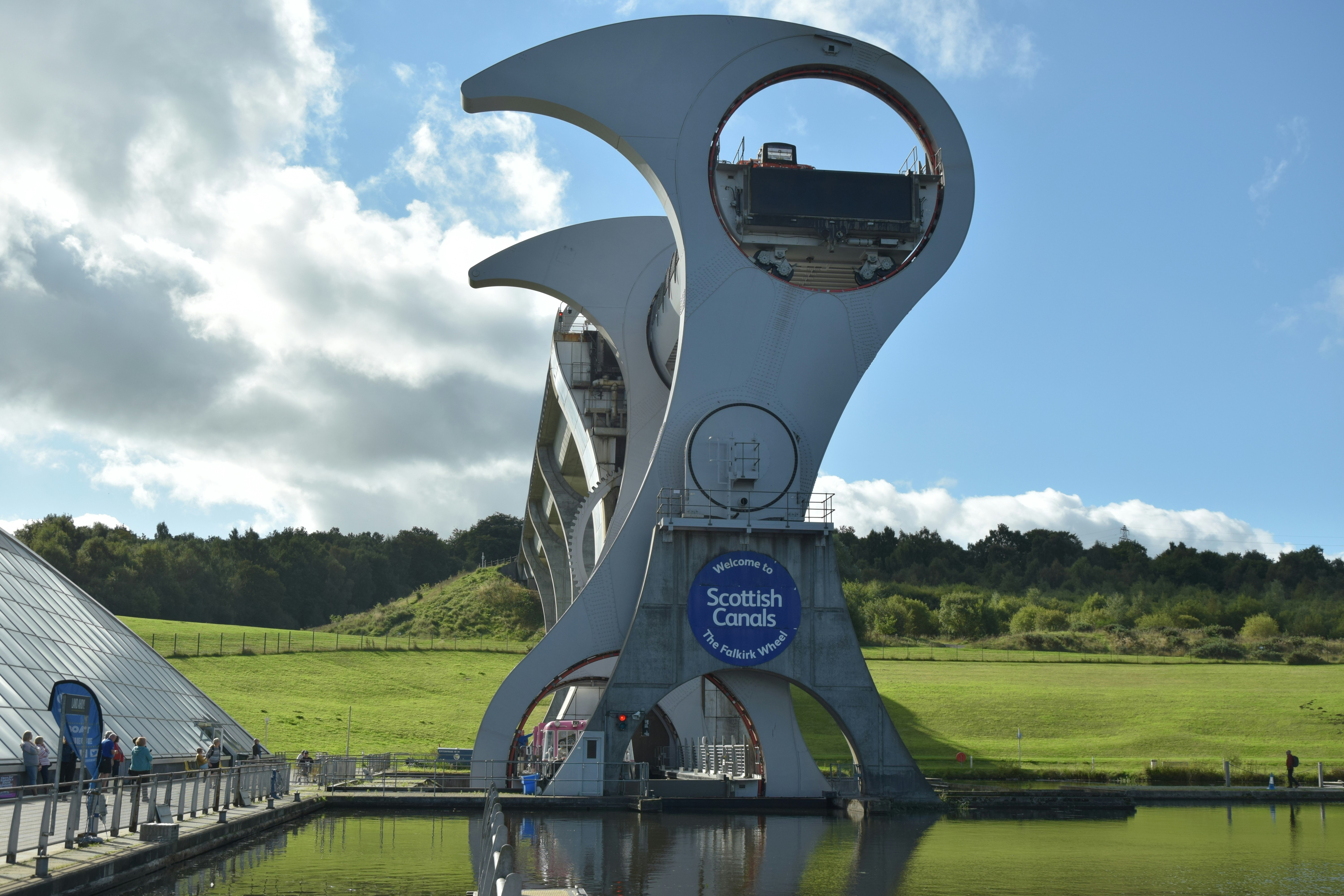 William Frei reviewing architectural drawings